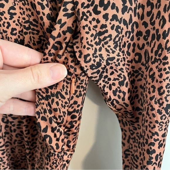 FREE PEOPLE Blogger Favorite Cocoa Loveless Leopard Midi Dress - Picture 7 of 11